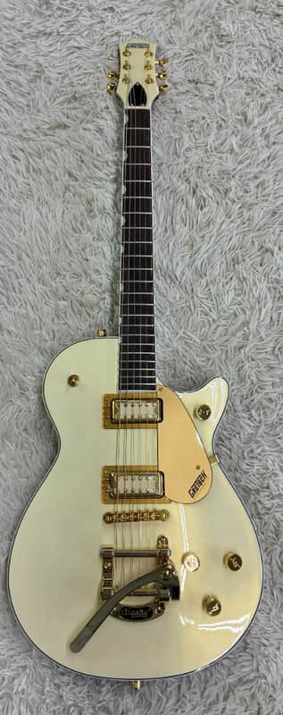 Gretsch Electromatic Pristine Limited Jet Electric Guitar w/Bigsby, White Gold image 1