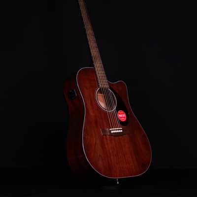 Fender CD-140SCE, Walnut FB, All-Mahogany with Case image 8