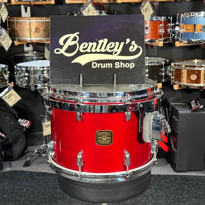 Gretsch 10x14 Square Badge Rack Tom in Rosewood Gloss Lacquer (Rm4) image 1