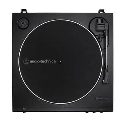 (Mint) Audio-Technica AT-LP60X Fully Automatic Belt-drive Turntable with Switchable Phono Preamp - BLACK image 2