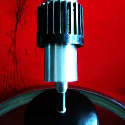 Vintage RARE 1960's Aiwa 99-4547 dynamic cardioid microphone High Z w stand Olson Monarch Lafayette prop display repair image 11