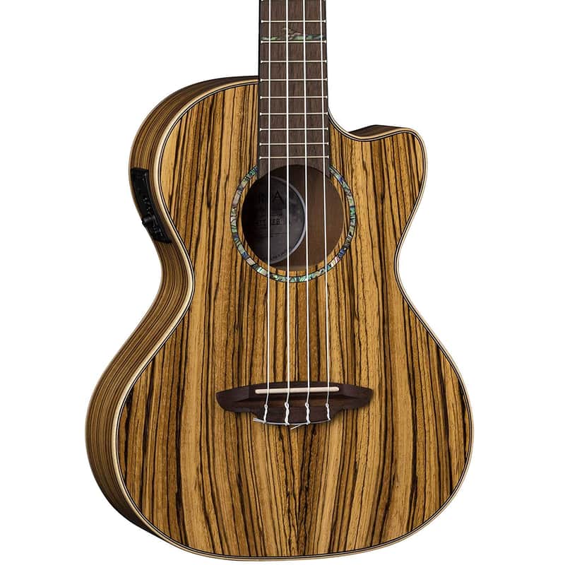 Luna High Tide Zebrawood Tenor Ukulele image 2