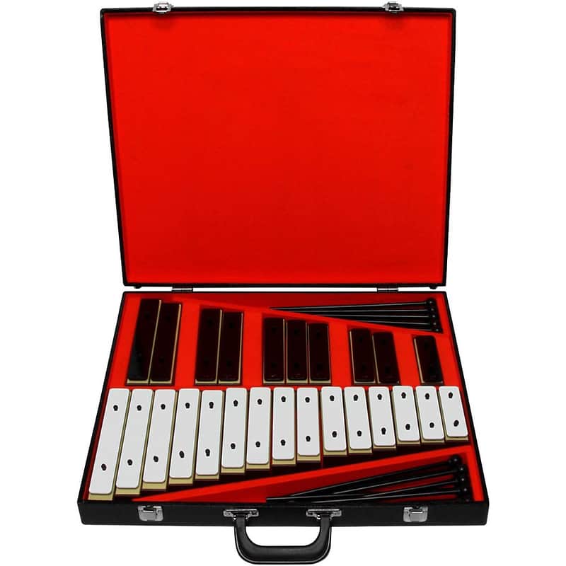Trophy Music TR2122 Wood Chromatic Resonator Bell Set image 1