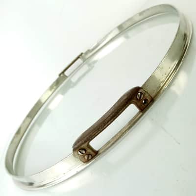 Slingerland 15"Snare Drum Single-Flange Bolt-Gate Resonant Rim/Hoop Nickel-Brass image 1