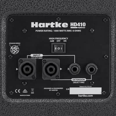 Hartke HyDrive HD410 4x10" Bass Speaker Cabinet image 2