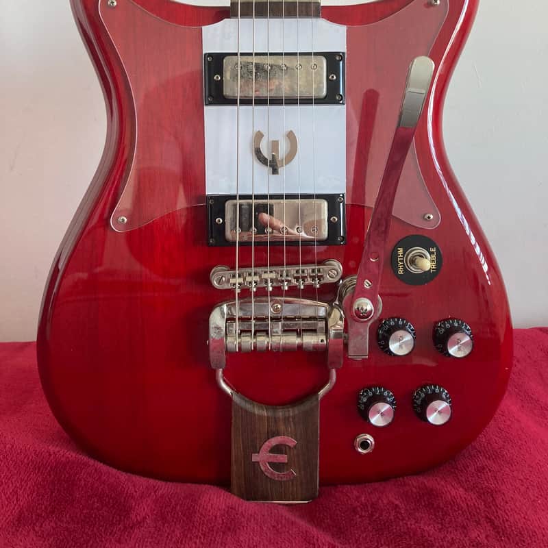 2013 Epiphone Crestwood Custom 1962 reissue Cherry red