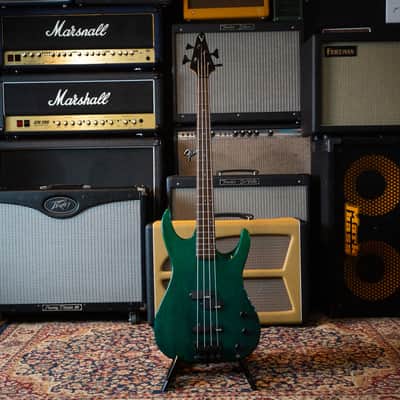 Vantage Bass PJ 330BG 1980's - Trans Green Vintage Korean made image 4