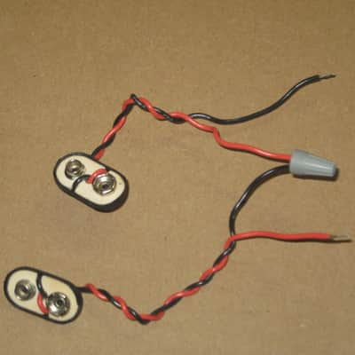 used 1980s genuine DOD double 9v battery clip for Performer Series pedals (NO pedals included / NO other parts included) battery clips work fine (pedal & internal parts seen in pictures provided as a reference) image 18