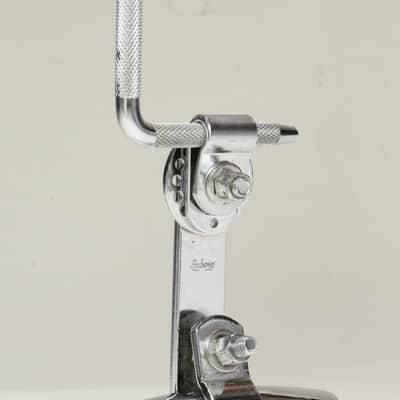 Ludwig Rail Consolette Tom Holder, Script Logo, Wrench & Vintage-Style Tuning Key  / Early 1960s  - NO SLIPPING / INSPECTED & TETSED image 9