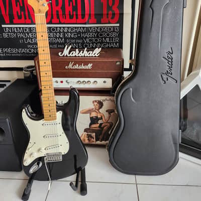 Fender Standard 1998  black GAUCHER LEFT HANDED image 2