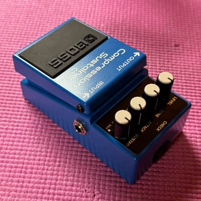 Boss CS-3 Compression Sustainer (Silver Label) 1997 - Present - Blue image 1
