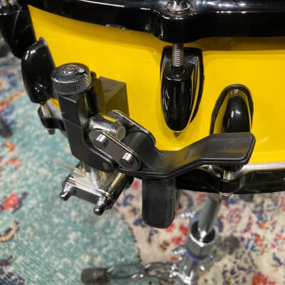 Gretsch - 14x5", Vineyard Custom Snare Drum, Signed by Fred Gretsch! 2006 - Yellow, Black Hardware image 7