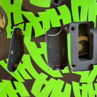 Hamer Californian Body - Black And Green Graphic image 3