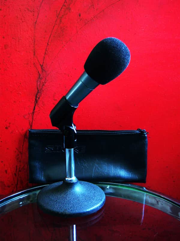 Vintage 1980's Shure BETA 57 Supercardioid Dynamic Microphone Low Z w accessories SM57 Guns & Roses image 1