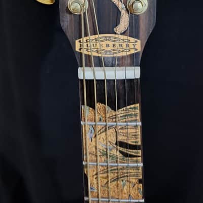 Blueberry NEW IN STOCK Handmade Acoustic Guitar Dreadnought Tiger image 6