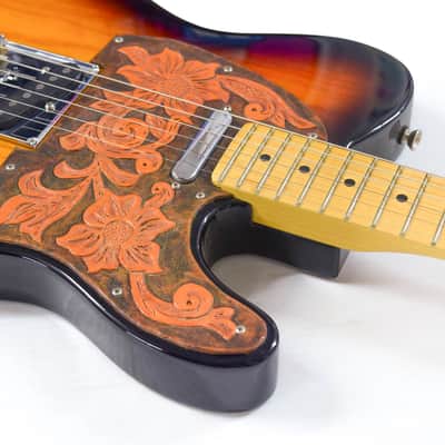 Fender American Professional Telecaster - Custom Leather Pickguard - 2-Color Sunburst image 5