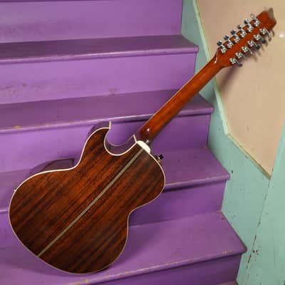1980s Washburn Festival Series Tanglewood 12 12-String Jumbo Guitar (VIDEO! Fresh Work, Ready) image 12