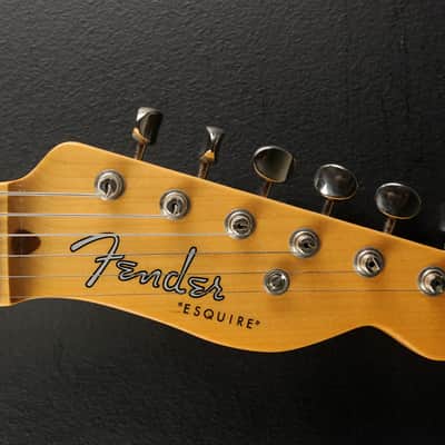 Fender 7Oth Anniversary Esquire  Nitro / Roasted Pine - Surf Green W/G&G Case image 9