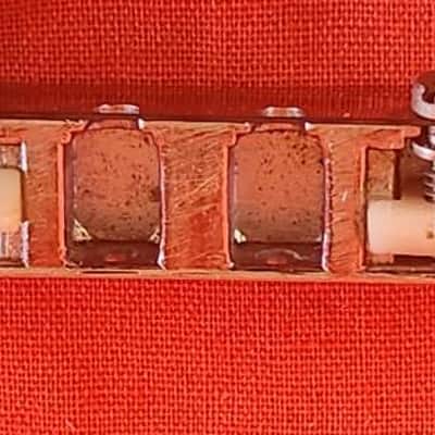 GIBSON ABR-1 TUNE-O-MATIC BRIDGE PATENT NUMBER MID TO LATE '60's & '70's MODELS NYLON SADDLES image 1
