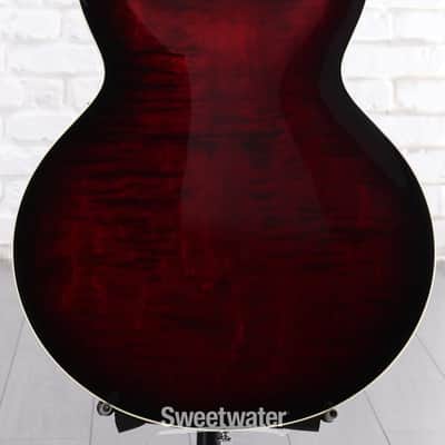 Gibson ES-335 Figured Semi-hollowbody Electric Guitar - Blood Moon Burst (ES35F00MNNHd2) image 6
