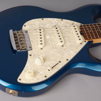 Ernie Ball Music Man USA Silhouette Special SSS Hardtail - 2000 - Blue Pearl image 16