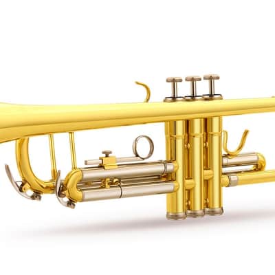 Eldon By Antigua TR-2130 Bb Trumpet. Red Brass Mouthpiece and Lacquer Finish image 1