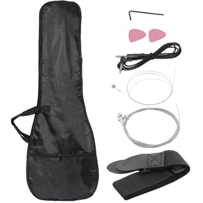 Electric Guitar With Amp Much More Guitar 30" Kids Blue Combo Accessory Kit image 3