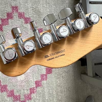 Fender American Elite Telecaster, Rare Ocean Turquoise with Ebony Fretboard, 2017 image 5