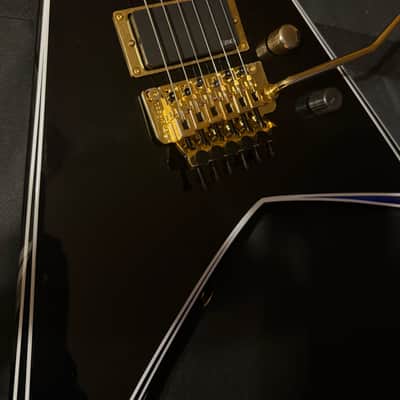 Jackson Concept Series RR24 FR H Rhoads 2024 - Black with White Pinstripes image 3