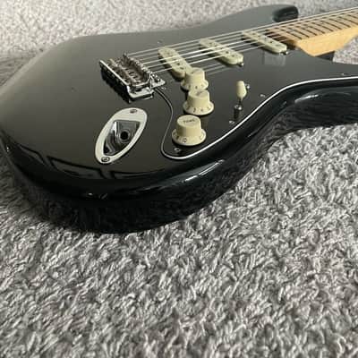 Fender Player Stratocaster Limited Edition MIM 2018 Black Maple Neck Guitar image 3