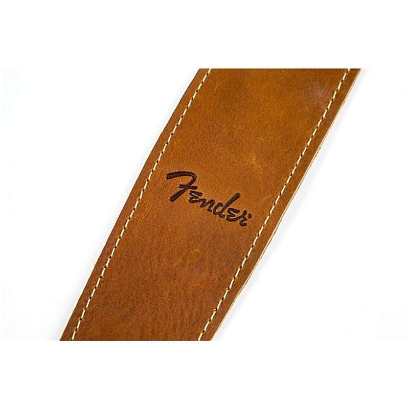 Fender Ball Glove Leather Strap, Brown 2016 image 2