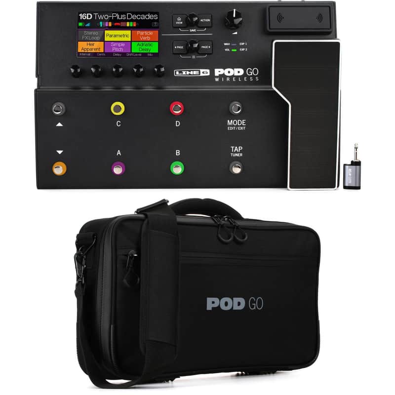 Line 6 POD Go Wireless Guitar Multi-effects Floor Processor with Case image 1