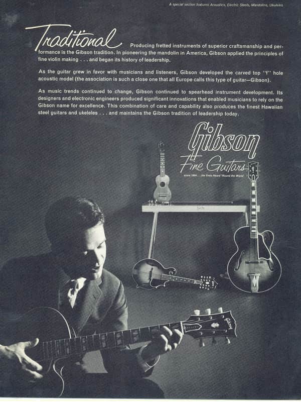 Gibson Catalogue 1960s image 1