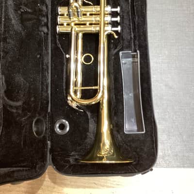 Jean Paul USA TR-430 Intermediate Student Trumpet Outfit with Contoured Case 2010s - Clear-Lacquered Brass -#19769 image 3