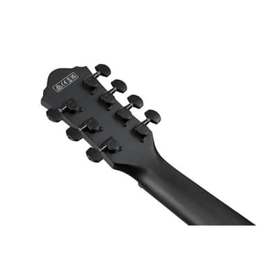 Ibanez AEG Series AEG721 7-String Acoustic-Electric Guitar - Black Out image 6