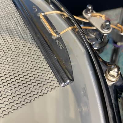 Slingerland -  5x14" Gene Krupa Sound King Snare Drum, 10 Lugs, Trick Strainer, 1970s Chrome over Brass image 21