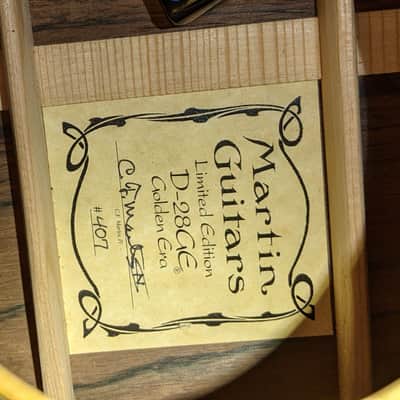 2002 Martin D-28GE Golden Era - Brazilian Rosewood image 17