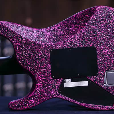 ESP M-II ctm neck thru castmetal pink hiendguitar special run image 11