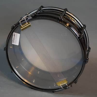 Ludwig LW6514 Black Magic 6.5x14" 10-Lug Brass Snare Drum 2009 - 2022 - Black Nickel-Plated image 3