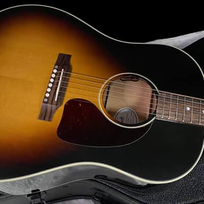 Gibson Acoustic J45 Standard - Very rare Cobra Burst finish! | Reverb