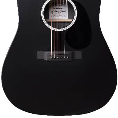 Martin DX Johnny Cash Acoustic Electric Guitar - Satin Black image 3
