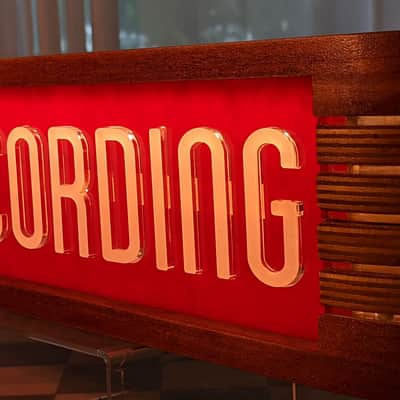 18" Studio Warning Sign - "Recording" image 3