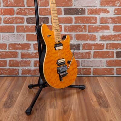Peavey EVH Wolfgang Special Quilted Maple Top Amber 1999 w/OHSC image 3