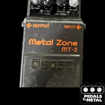 Boss MT-2 Metal Zone (Silver Label) 1991 - Present - Black - X16696 image 2