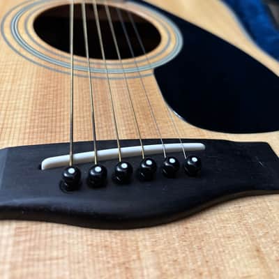 Yamaha FG-365SII 1983 - gloss natural finish on a solid spruce top and a three-piece rosewood back and sides image 5