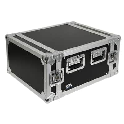 Seismic Audio - SA-PTR-6U - 6 Space Pro Audio DJ Road Rack Case - Pro Tour Grade image 1