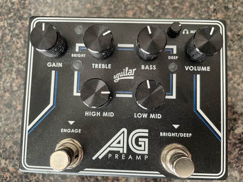 Aguilar AG preamp v2 w/ headphone aux in image 1