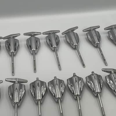 1980's (15) Premier Bass Drum Tension Rods & Claws T-rods XPK Projector image 4