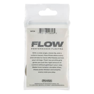 Dunlop 549 Flow Standard Grip Pick 0,88 mm - Set of Picks image 2