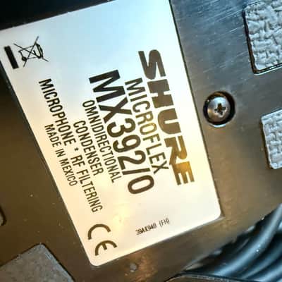 2 x Shure MX392 Microflex MX 392 Boundary microphone / perfect for stereo image 5